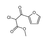 2-Furanpropanoic acid, alpha-chloro-beta-oxo-, methyl ester (9CI)结构式