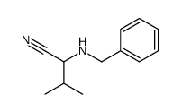 2-(benzylamino)-3-methylbutanenitrile结构式