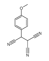 2-(4-methoxyphenyl)ethane-1,1,2-tricarbonitrile Structure