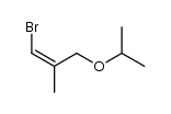 (Z)-1-bromo-3-isopropoxy-2-methyl-propene Structure