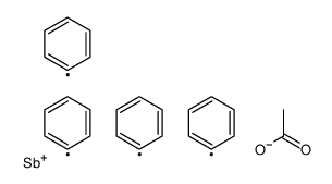 TETRAPHENYLANTIMONY(V) ACETATE结构式