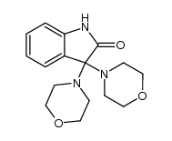 3,3-dimorpholino-1H-indol-2(3H)-one Structure