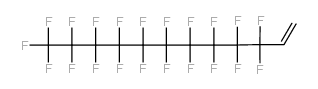 (Perfluorodecyl)ethylene structure