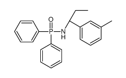 (1S)-N-diphenylphosphoryl-1-(3-methylphenyl)propan-1-amine Structure