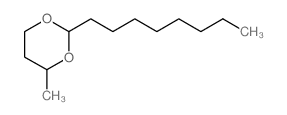 1,3-Dioxane,4-methyl-2-octyl- Structure