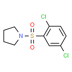 1-[(2,5-Dichlorophenyl)sulfonyl]pyrrolidine结构式