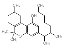 6,6,9-trimethyl-3-(3-methyloctan-2-yl)-7,8,9,10-tetrahydrobenzo[c]chromen-1-ol structure