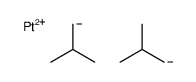 2-methanidylpropane,platinum(2+)结构式