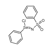 N-benzenesulfonyl-benzeneseleninimidoyl chloride Structure