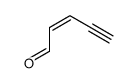 pent-2-en-4-ynal Structure