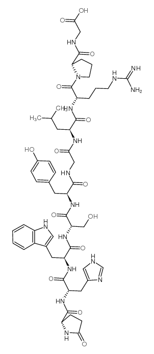 [PYR]HWSYGLRPG-OH结构式