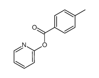 4-methyl-benzoic acid pyridin-2-yl ester Structure