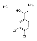 [2-(3,4-dichlorophenyl)-2-hydroxyethyl]azanium,chloride Structure