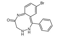 8-bromo-6-phenyl-4,5-dihydro-3H-1,4,5-benzotriazocin-2-one Structure