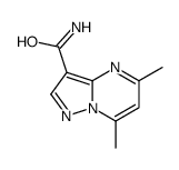 5,7-dimethylpyrazolo[1,5-a]pyrimidine-3-carboxamide结构式