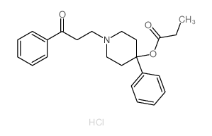 1-Propanone,3-[4-(1-oxopropoxy)-4-phenyl-1-piperidinyl]-1-phenyl-, hydrochloride (1:1) picture