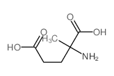 Glutamic acid,2-methyl- structure