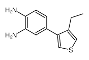 4-(4-ethylthiophen-3-yl)benzene-1,2-diamine Structure