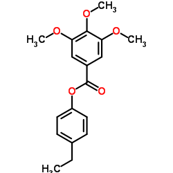 4-Ethylphenyl 3,4,5-trimethoxybenzoate Structure