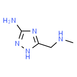 1H-1,2,4-Triazole-3-methanamine, 5-amino-N-methyl- (9CI) structure