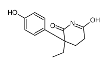 3-ethyl-3-(4-hydroxyphenyl)piperidine-2,6-dione Structure