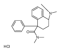 [(1R)-4-(dimethylcarbamoyl)-4-phenyl-2,3-dihydro-1H-naphthalen-1-yl]-dimethylazanium,chloride Structure