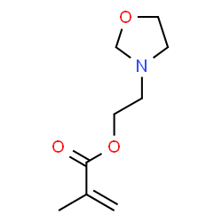 2-(3-Oxazolidinyl) ethyl 2-methyl-2-propenoate homopolymer structure