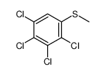 1,2,3,4-tetrachloro-5-methylsulfanylbenzene结构式