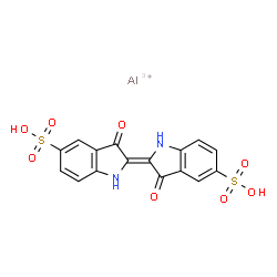 C.I. Acid Blue 74-aluminum lake structure