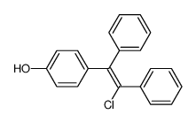 Des-N,N-diethylethanamine 4-Hydroxyclomiphene结构式