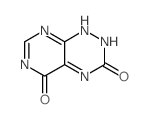 Pyrimido[5,4-e]-1,2,4-triazine-3,5-dione, 1,2-dihydro-结构式