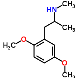 1-(2,5-Dimethoxyphenyl)-N-methyl-2-propanamine Structure