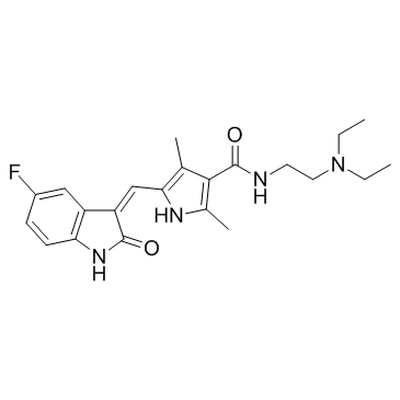 sunitinib Structure