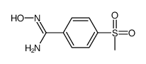 N-羟基-4-甲磺酰基苯甲脒结构式