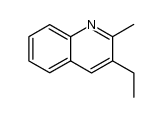 2-methyl-3-ethylquinoline Structure