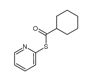 S-pyridin-2-yl cyclohexanecarbothioate结构式