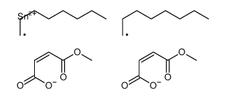 methyl (Z,Z)-8,8-dioctyl-3,6,10-trioxo-2,7,9-trioxa-8-stannatrideca-4,11-dien-13-oate structure