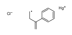 chloro(3-phenylbut-3-enyl)mercury结构式