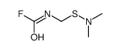 N-(dimethylaminosulfanylmethyl)carbamoyl fluoride结构式