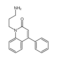 1-(3-aminopropyl)-4-phenylquinolin-2-one结构式