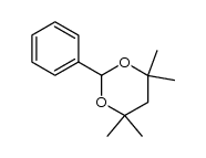 2-phenyl-4,4,6,6-tetramethyl-1,3-dioxane结构式