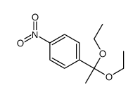 1-(1,1-diethoxyethyl)-4-nitrobenzene结构式