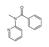 N-methyl-N-pyridin-2-ylbenzamide结构式