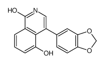 4-(1,3-benzodioxol-5-yl)-5-hydroxy-2H-isoquinolin-1-one Structure