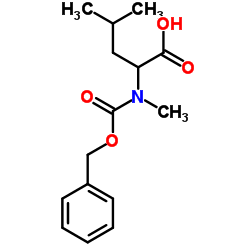 N-[(Benzyloxy)carbonyl]-N-methylleucine structure