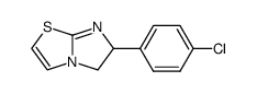 6-(4-CHLOROPHENYL)-5,6-DIHYDROIMIDAZO[2,1-B]THIAZOLE Structure