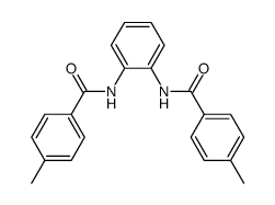 1,2-bis-p-toluoylamino-benzene Structure