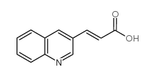 3-(3'-quinolinyl)acrylic acid Structure