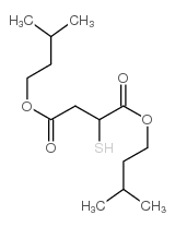 二硫代苹果酸异戊酯结构式