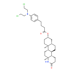 3-hydroxy-13,17-secoandrostan-17-oic-13,17-lactam (4-(bis(2-chloroethyl)amino)phenyl)butyrate picture